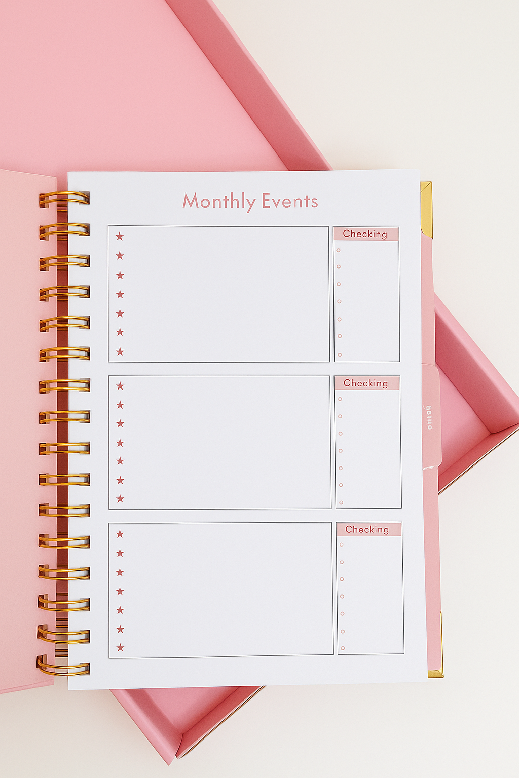 Daily Planner + Gift Box