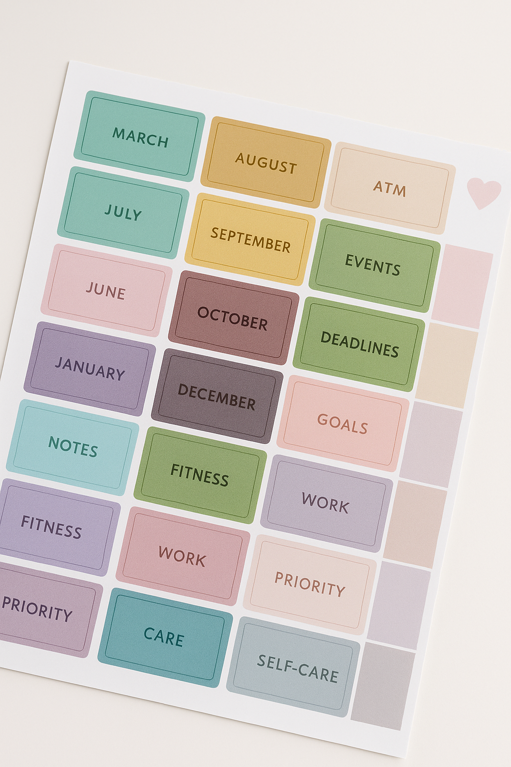 Daily Planner + Gift Box